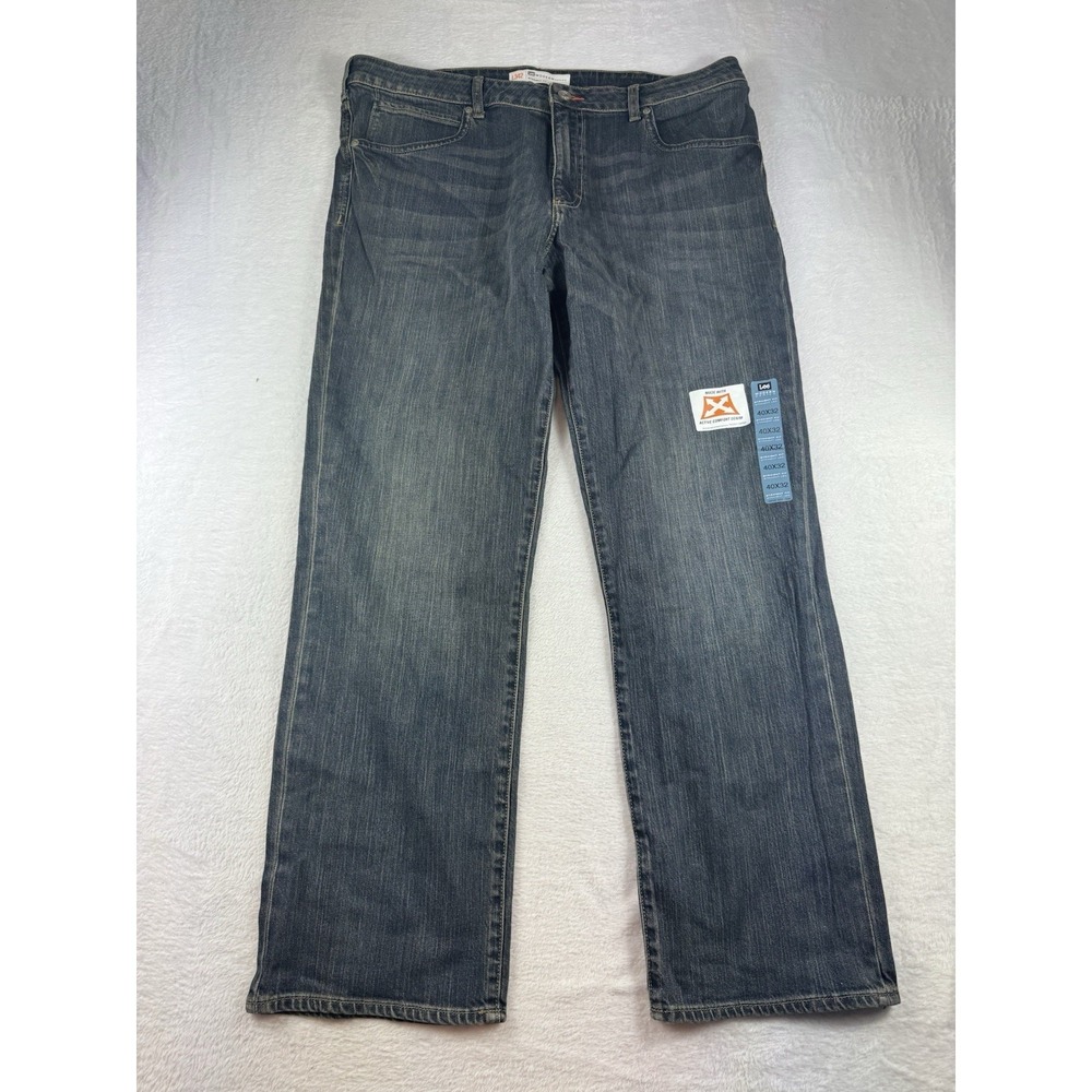 Lee L342 Modern Series Big &Tall Straight Leg Men's Jeans Size W40 L32 Blue New